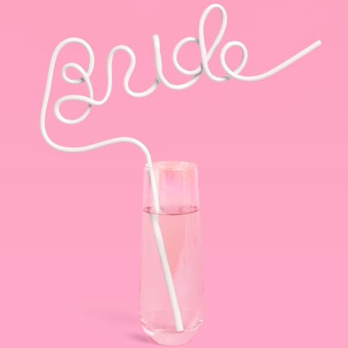 xo Fetti Bachelorette Party XL White Bride Straw | Bridal Shower Party Decorations | Bride To Be Gift