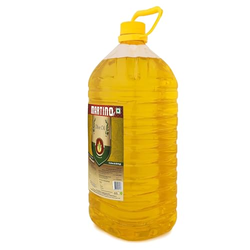 Image of Martino Extra Light Olive Oil 5 Litre | Classic for Indian Cooking | Neutral Taste & Flavour | High Heat Stability | Ideal for Frying, Roasting, Sauteing & Everyday Cooking