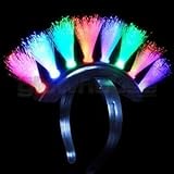 LED FIBRE OPTIC PUNK HAIR STYLE