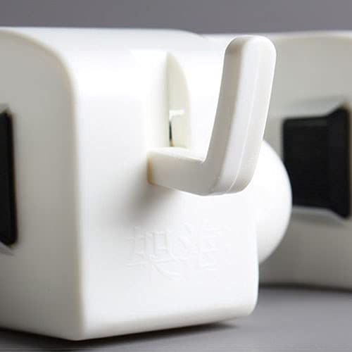 Soporte para Escobas Y Fregonas, Gancho para Guardar Herramientas De Limpieza, Soporte De Pared para Fregonas Y Herramientas, Estante Antideslizante para Guardar Herramie,White-35.5x7.5cm