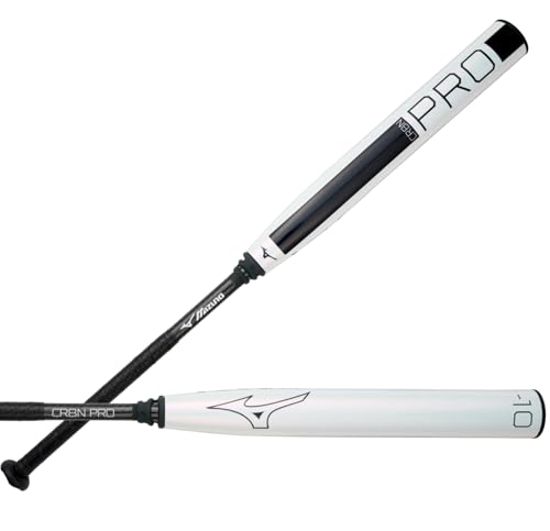 Mizuno CRBN PRO - Fastpitch Softball Bat (-10) | 32 Inch 2 Piece Composite Womens Fast Pitch Bat | Spiced Coral