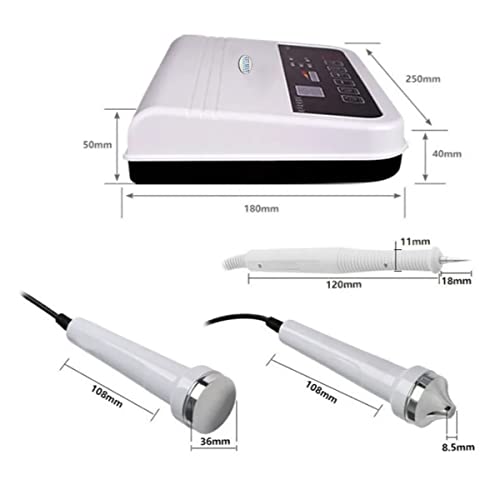 Image of SELWAY Digital Ultrasonic Corded Electric Beauty Device 2 in 1 for Facial Cleansing with Mole and Wart Remover Spot Remover (White and Black)