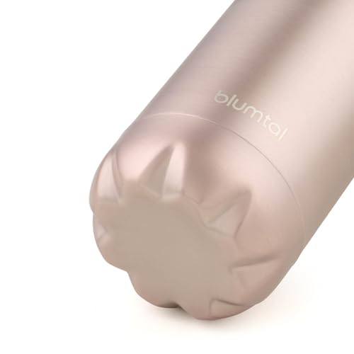 Blumtal Thermosflasche 500 ml Edelstahl - auslaufsichere Isolierflasche - BPA-freie Edelstahl Trinkflasche kalt & warm - doppelwandige Insulated Bottle - rostbeständige Isolierflasche Metall Rosa 2