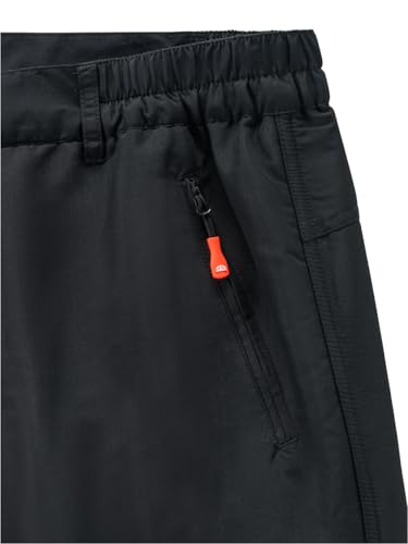 NORDCAP Damen Thermohose, Funktionelle Sporthose in Anthrazit, Wasserabweisende, atmungsaktive Wanderhose, Lange Freizeithose, Gr. 38
