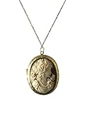 DIMENSIONS PARFAITES: Format ovale idéal pour un pendentif, taille adaptée pour porter des photos de format médaillon