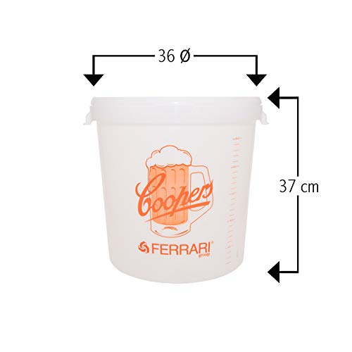 VIRSUS Kit Fermentazione Coopers Base per Birra Artigianale Fatta in Casa (Senza Malto in Confezione)