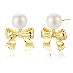 Gold Pearl Bow A