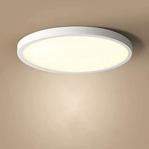 6W LED Ceiling Light D9.5cm 3000K Warm White, 540LM Dustproof Indoor Round Ceiling Lamp for Hallway Kitchen Balcony