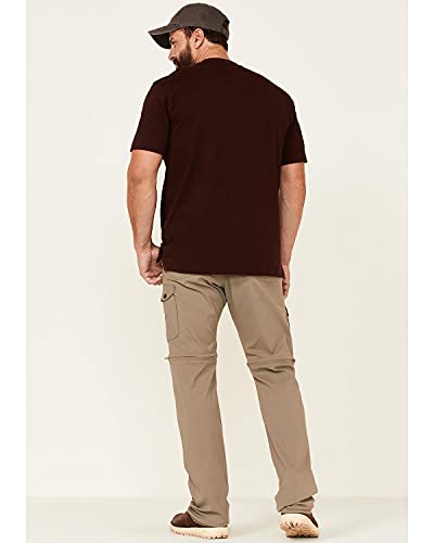 Atg By Wrangler Men's Zip Off Cargo Pant, Brindle, 36W X 30L #TOP3