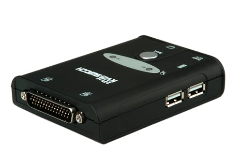 VALUE Commutateur KVM « Star », 1U - 2 PC, HDMI, USB