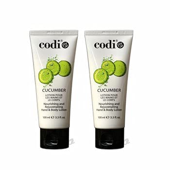 Codi Cucumber Hand & Body Lotion 100ml / 3.3 fl oz (Pack of 2)