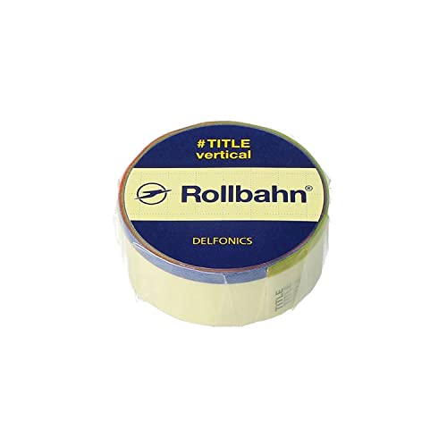 Delfonics Rollbahn Masking Tape: 15mm x 5m / Vertical Title (Light Yellow)