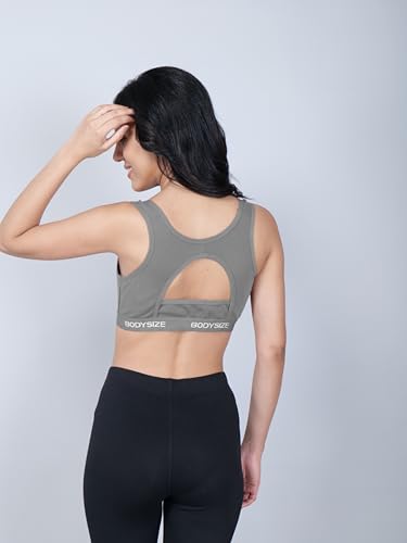 Image of BODYSIZE Women's Everyday Wear Wire Free Padded Sports Bra SF-28 (Heavily Padded, Gym, Yoga Bra) | Everyday Wear, Sweat Absorbent, Soft Cotton Fabric for Ultimate Comfort (B Cup)