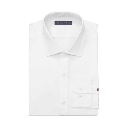 Tommy Hilfiger Mens Regular Fit Button Down Dress Shirt3