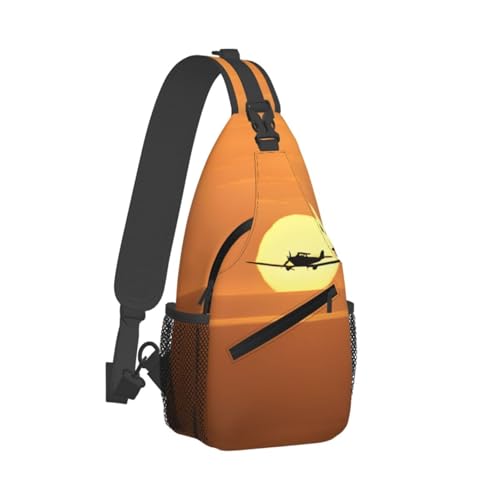 Sac de poitrine homme pour cyclisme et randonnée avec sangle ajustable