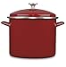 Cuisinart CIL22-20BBN Castlite Poêle à Frire en Fonte Anti-adhésive, Acier, Red, 16-Quart