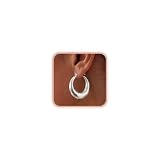 uniqtrue Silver Plated Hoop Earrings for Women Trendy, Hypoallergenic Big Large Chunky Silver Huggie Earring Non Tarnish Prom Thick Waterproof Loop Dainty Earring Fashion Jewelry Gift