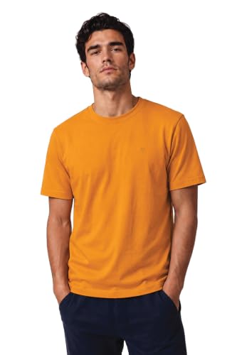 Van Heusen Men’s Crew Neck T‑Shirt – Soft Cotton, Regular Fit, 50% OFF – Pack of 1 or 2