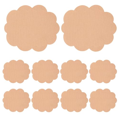 Thigh Bands Anti Chafing - Invisible Anti Chafing Thigh Tapes - 10 Pieces Elastic Wear Resistant Friction Pad Sticker for Fitness Hiking Cycling Elbows Heels