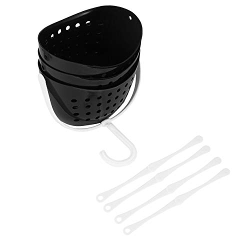 Dooret Portátil Giratorio 3 Nivel Ahueca hacia Fuera el Dormitorio Ducha Cocina Cestas Colgantes Rack de Almacenamiento Organizador Inicio de Accesorios