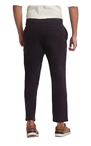 Image of Parx Men's Regular Fit Cotton Casual Pant (XMTZ03357K8 Black)
