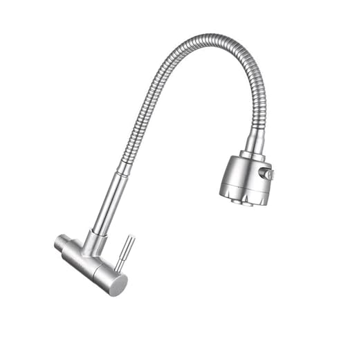 Grifo moderno de cocina fría simple para instalación en pared, grifo de cocina contemporáneo montado en la pared