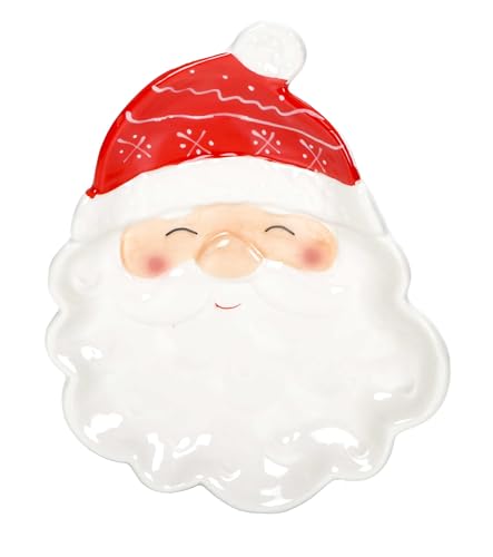 Bubble Store Weihnachtsteller aus Keramik, Plätzchenteller als...