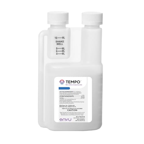 Image of Tempo SC Ultra Insecticide Concentrate 240 ml | Fast-Acting Residual Pest Control | Liquid Indoor /Outdoor Bug Killer | Broad-Spectrum Control for Ants, Spiders, and Other Crawling Insects. | Beta-Cyfluthrin