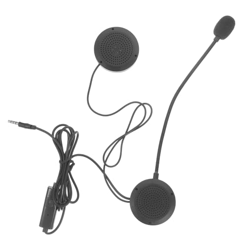 DECHOUS Headset with Microphone Ergonomic Design for Comfort Audio Experience for Voice Streaming Volume Control for Easy Use Compatible with Various Helmets