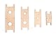 Rayher Quasten Maker, Quasten selbst machen, Holz, FSC zertifiziert, 4 Stück, Quastenlängen 5,5 cm, 7 cm, 9 cm,11 cm, 69246505, Natur