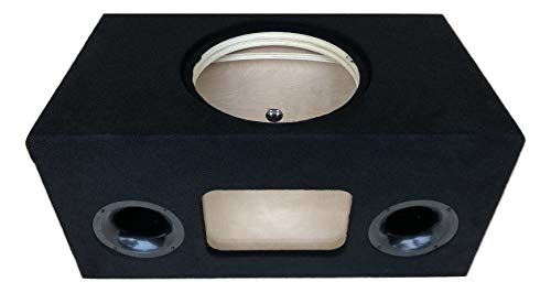 Compatible with 1 15" Skar Audio ZVX ZVX-15 Subwoofer - Custom Ported/Vented Sub Box Enclosure with a Plexiglass Window & Recessed Sub ~ 32Hz