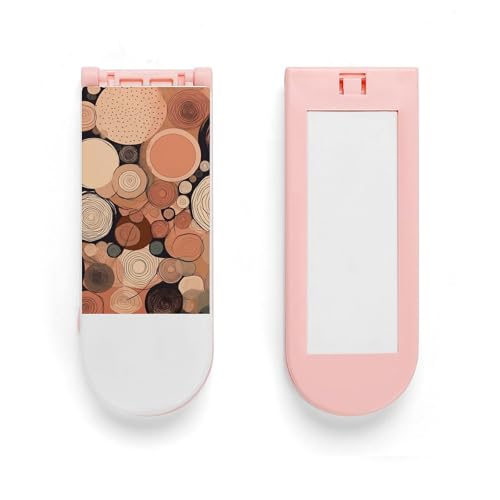 Support de téléphone portable avec lumière à selfie bois rechargeable 3 modes