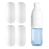 ZORVYN 4 pcs Reise-Set mit auslaufsicherer Verpackung, Reise-Toilettenartikel, wiederverwendbare, auslaufsichere Flaschenhüllen für Körperpflegeprodukte, Shampoo-Behälter für den Koffer