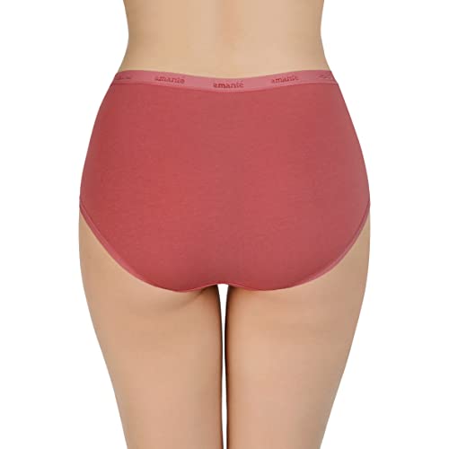 Image of Amante Solid Cotton Full Brief Panty Pack(Pack of 3)