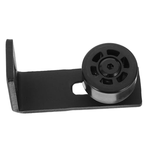 BESTonZON 滑り止め可能製納屋ドア用フロアガイド 静音設置簡単 床傷防止ローラー付き引き戸用止?器