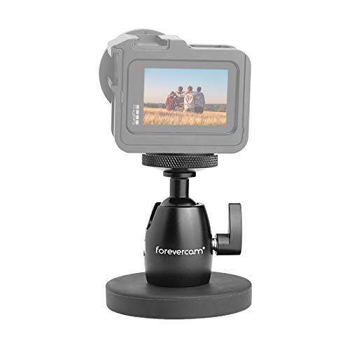 Magnetkamerahalterung und Magnetkamerastativ Magnetfuß Nootle Mini-Kugelkopf Hochleistungsmetall Zum sicheren Befestigen an Stahl oder