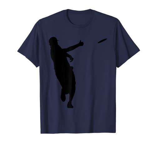 Silhouette American Disc Jugador de golf Frolf Camiseta