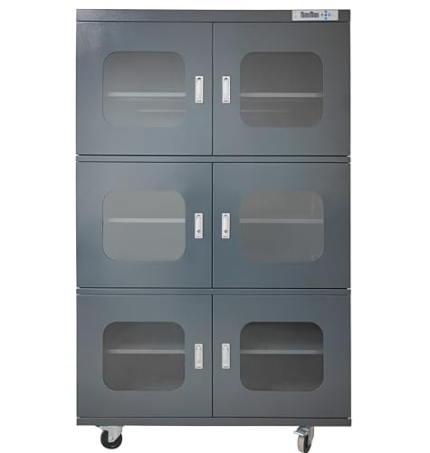 INTSUPERMAI Industrial Electronic Dry Cabinet, 14280L Anti-Moisture Dry Box with Digital Hygrometer, Industrial Desiccator Cabinet for Electronics Chemicals Food 110V