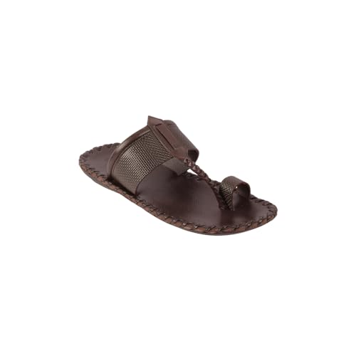 Image of Mochi Men Synthetic Leather Kolhapuri Chappal
