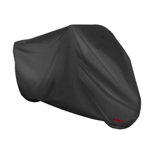 NUZAMAS Housse de protection imperméable pour moto et scooter - Pour stockage en extérieur - Avec trous de serrure - Noir - 295 x 110 x 140 cm