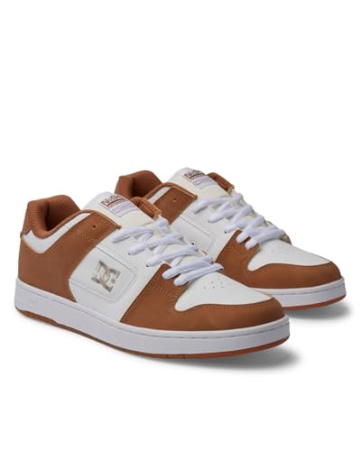 DC Shoes Manteca SE : chaussures homme 42.5 en similicuir marron à semelle cupsole