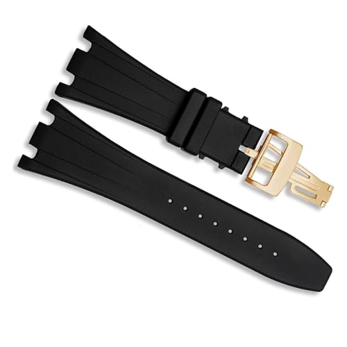 Bracelet caoutchouc 28 mm étanche idéal pour votre montre AP en été au bord de mer