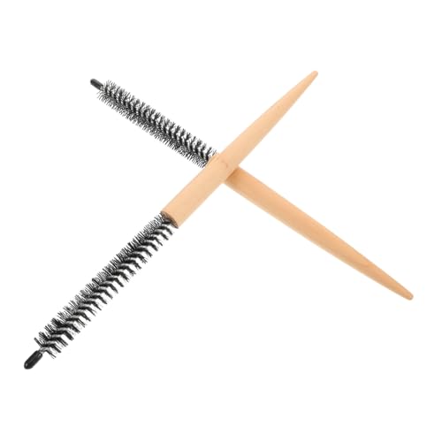 VILLFUL 2pcs Small Hair Teasing Comb Fine Tooth Crimping Brush for Volumizing Root Lifting and Detailed Styling Compact Gentle Hairbrush for Bangs and All Hair Types Travel-friendly