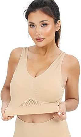Hummel Reggiseno Sportivo Donna Seamless Shaping - Senza Cuciture, Morbido E Modellante - 2