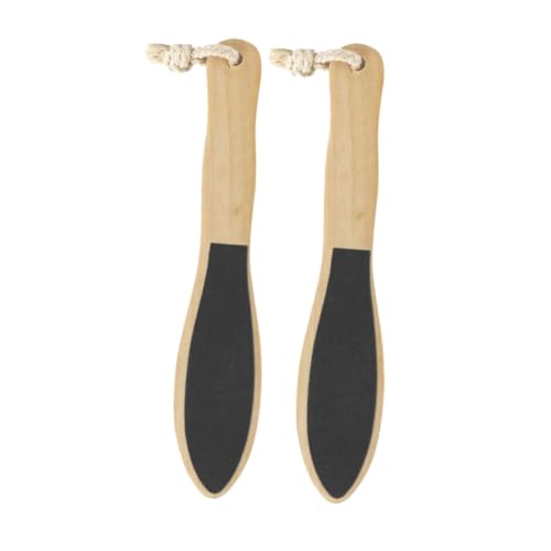 WEKADRIN 2 Piezas pedicura herramienta exfoliante depurador de pies de piedra pómez removedor de afeitadora de pies quitadurezas cuidado pies cepillo de uñas removedor de callos natural