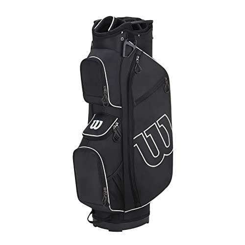 Wilson Staff Sacca da Golf, Pro Staff Cart Bag, Borsa Trolley per un Massimo di 14 Bastoni