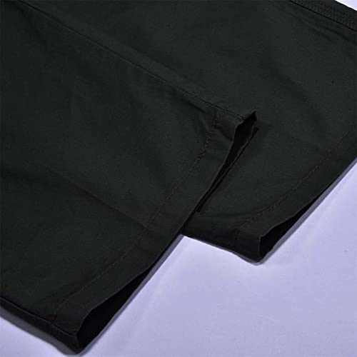 Pantalon cargo homme coupe ajustée et multi-poches décontracté
