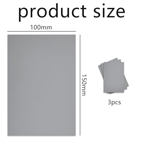 pangdapengpeng 3 Stücke Schlauchboot Reparaturset PVC, Flicken Schlauchboot, Wasserdicht Kajak-PVC-Aufnäher für Schlauchboote, Kajak (Grau)