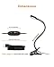 LEPOWER Clip on Light, Reading Lights for Books in Bed with 10 Brightness Levels & 3 Colors, Flexible 3W Bed Lights for Headboard, Desk, Perfect for Reading, Working & Studying -No AC Adapter, Black
