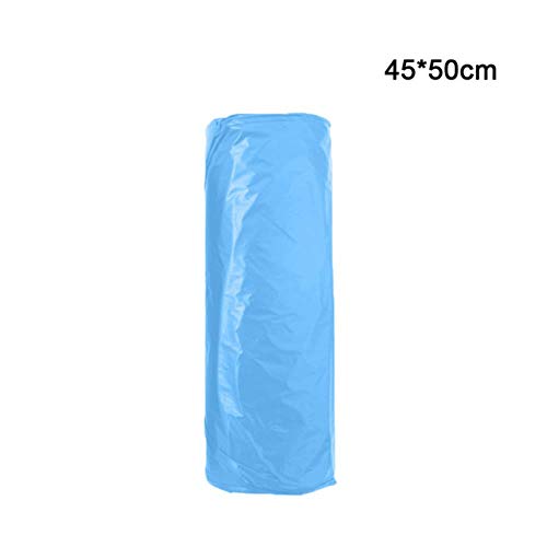 TINGS 100Pcs biodegradable household garbage bags classified disposable toilet cleaning kitchen trash bags thicker plastic bags Break,blue